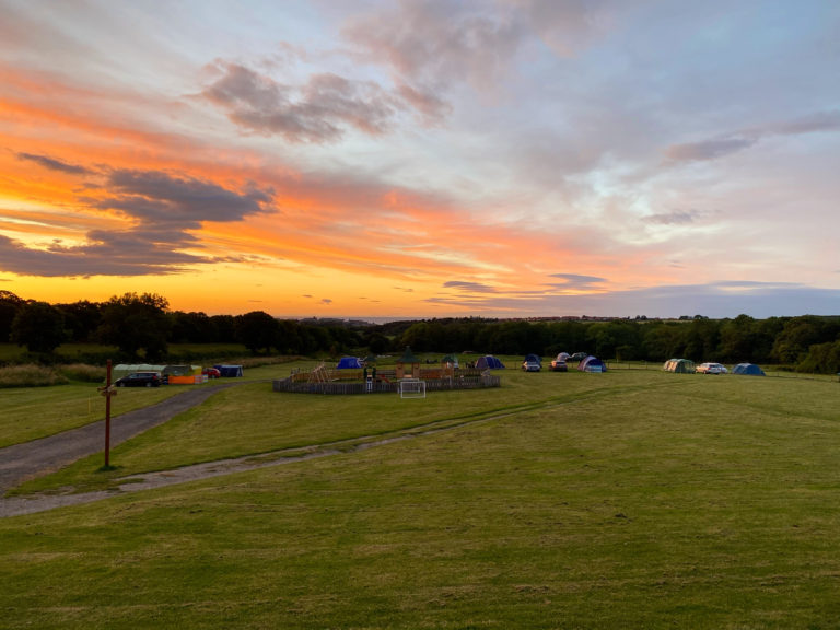 Sunrise on the campsite